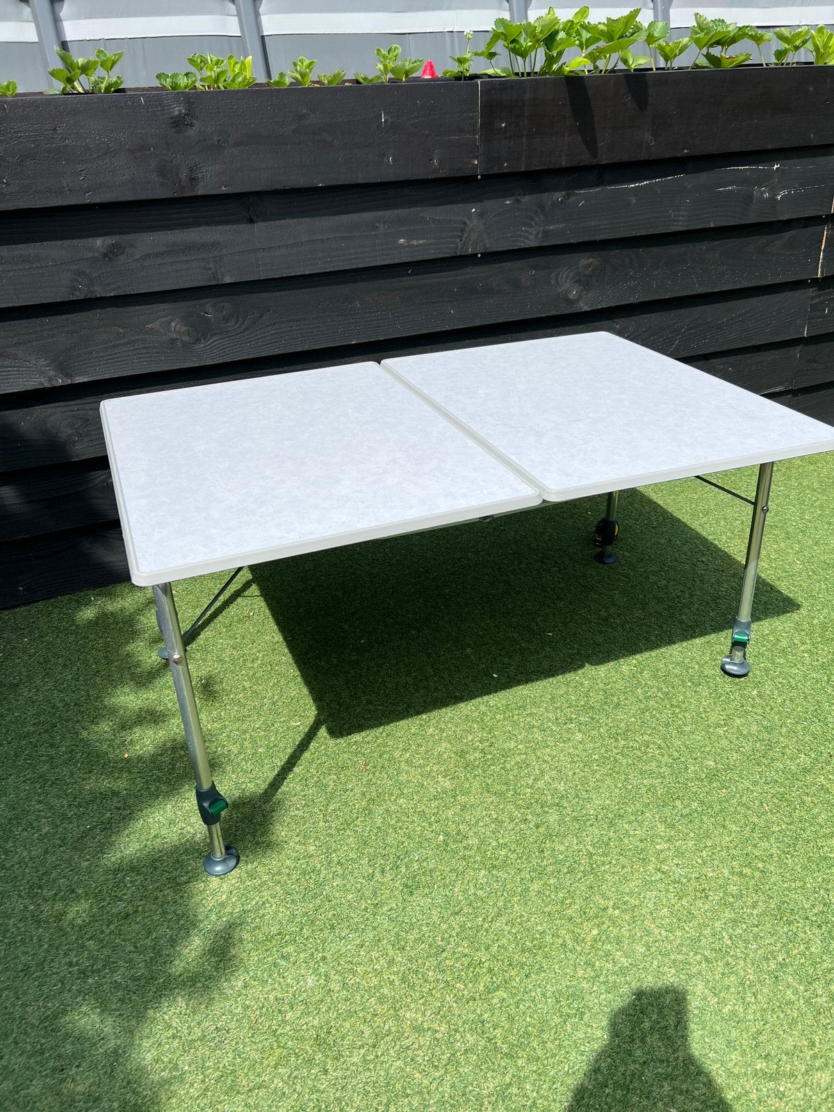 Camping tafel inklapbaar 120x80, Caravans en Kamperen, Ophalen of Verzenden, Zo goed als nieuw