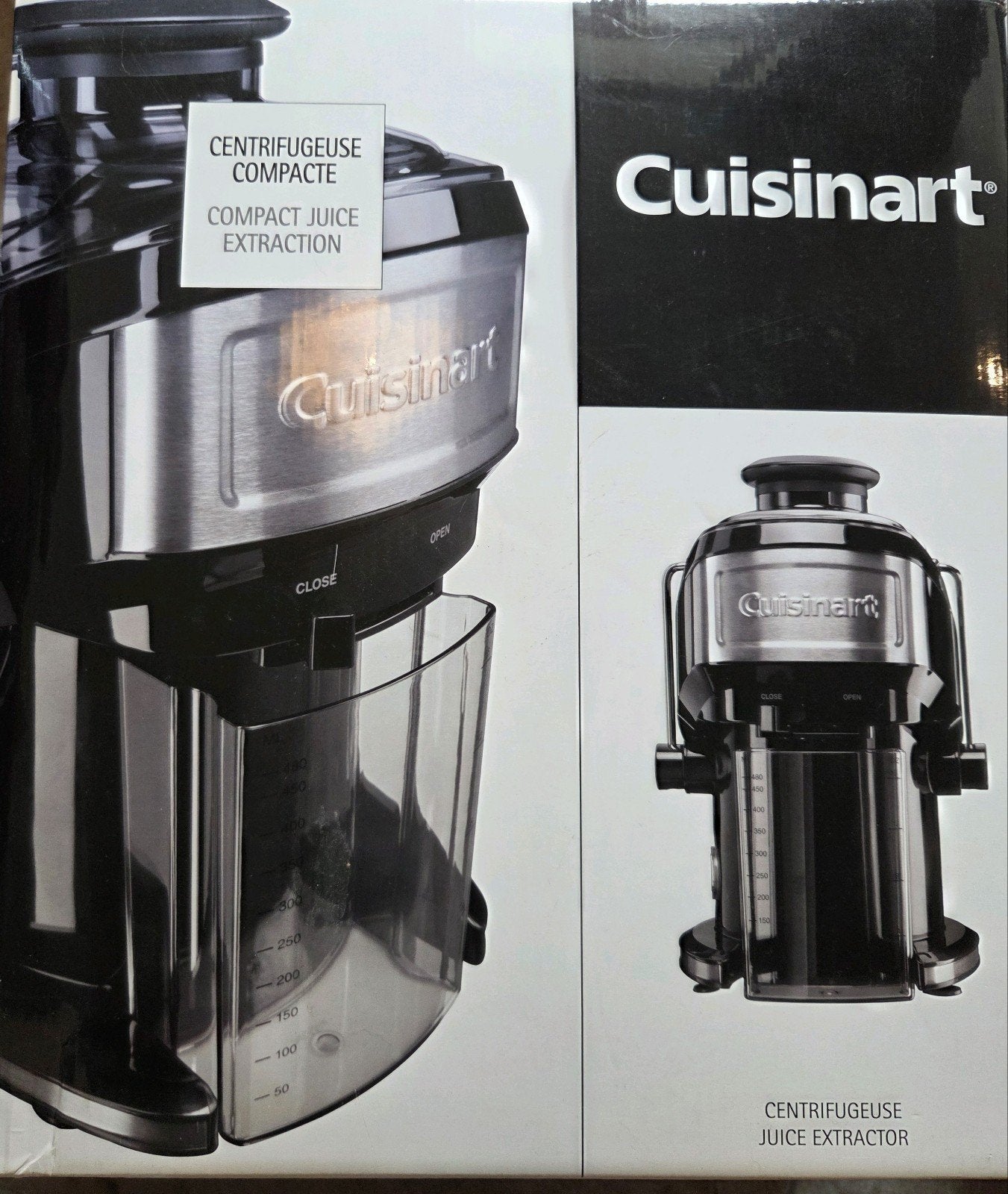 Cuisinart Compact Juice Extractor - Sapcentrifuge, Ophalen of Verzenden, Gebruikt, Elektrisch, Sapcentrifuge