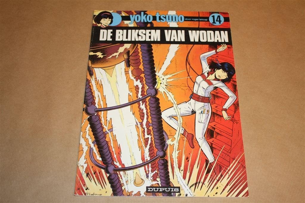Yoko Tsuno 14. De bliksem van Wodan., Boeken, Stripboeken, Gelezen, Eén stripboek, Ophalen of Verzenden