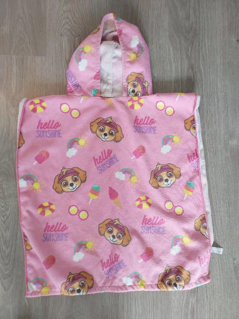 Kinder poncho Sky paw patrol, Jongen of Meisje, One size, Ophalen of Verzenden, Zo goed als nieuw