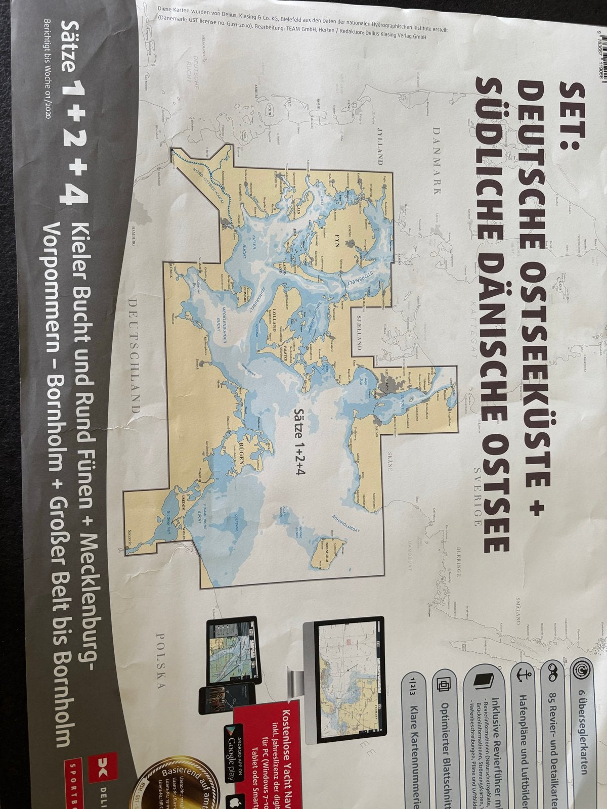 SET: Duitse Oostzeekust + Zuidelijke Deense Oostzee, Boeken, 2000 tot heden, Europa Overig, Ophalen of Verzenden, Landkaart