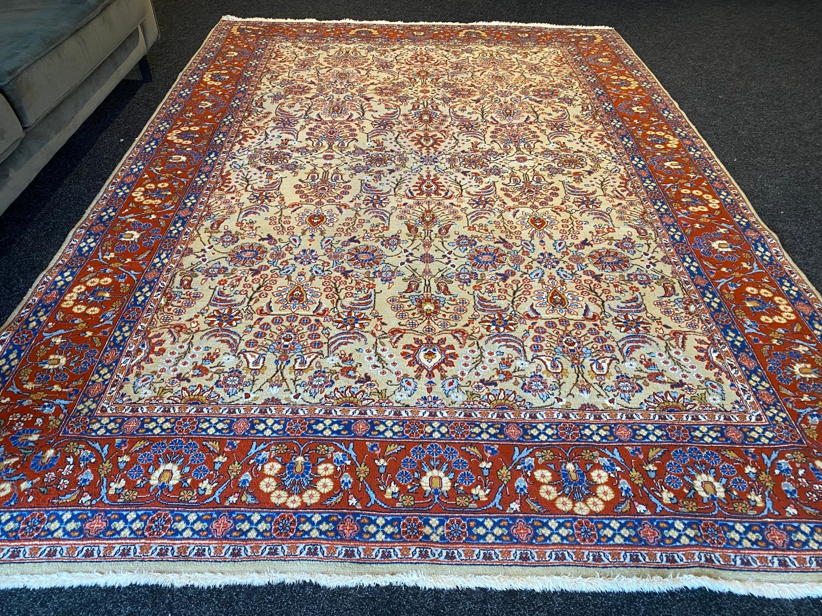 Mooi origineel handgeknoopt perzisch tapijt  200x300,, Gebruikt, ., 200 cm of meer, Ophalen of Verzenden