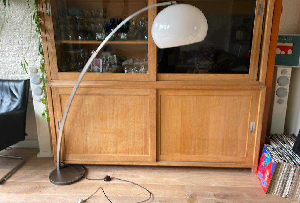 Vintage booglamp jaren 70 mushroom kap, Ophalen, Huis en Inrichting