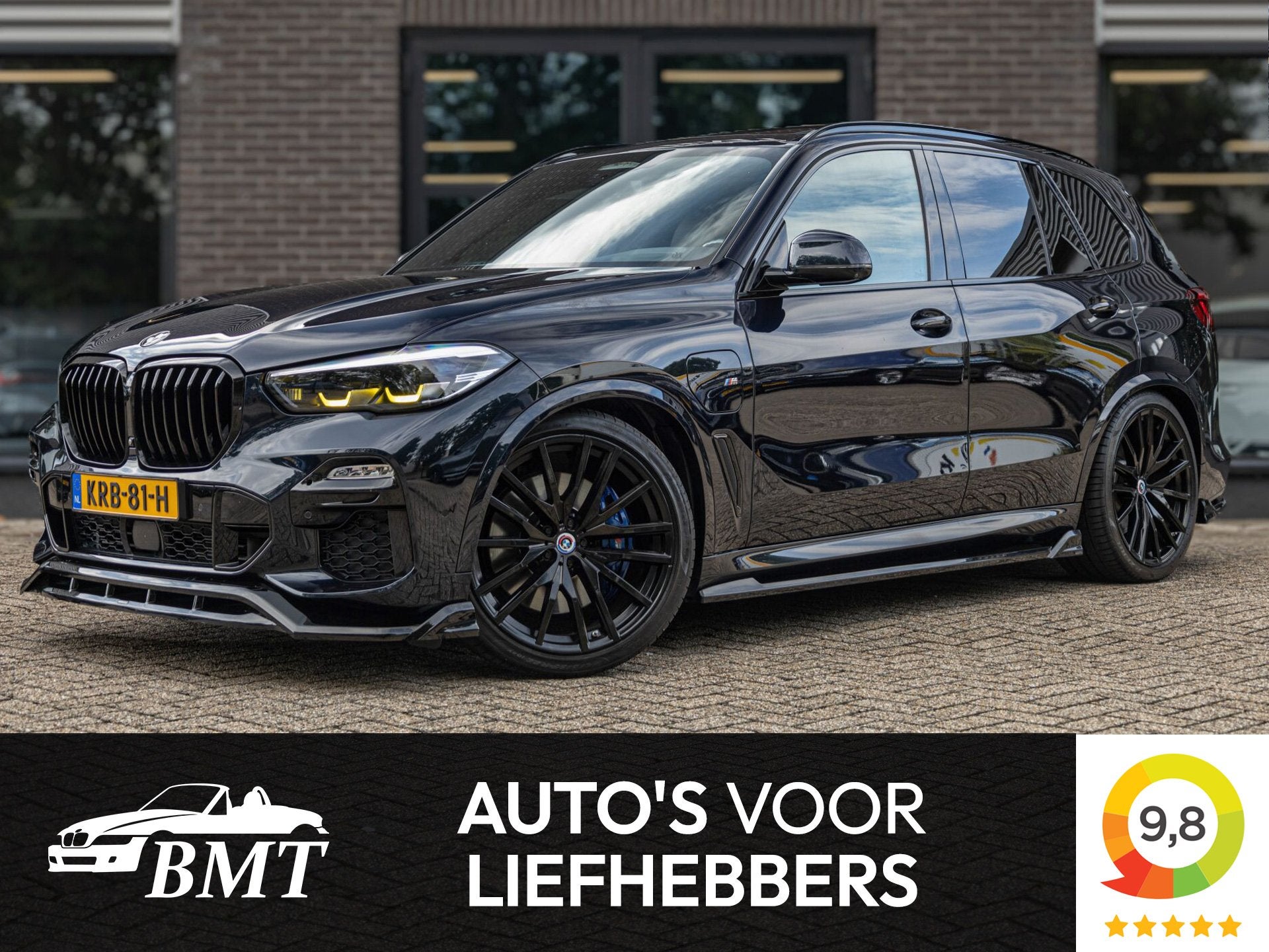 BMW X5 G05 xDrive45e Executive M Sport / Vol / Massage / Ada, Gebruikt, Met garantie (alle), Zwart, Leder