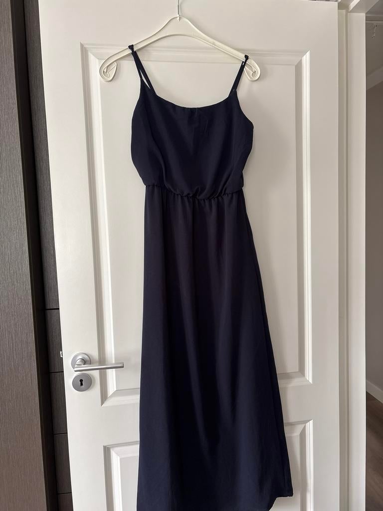 Nieuw Only maxi jurk donkerblauw maat 36 (S), Blauw, Ophalen of Verzenden, Zo goed als nieuw, Maat 36 (S)