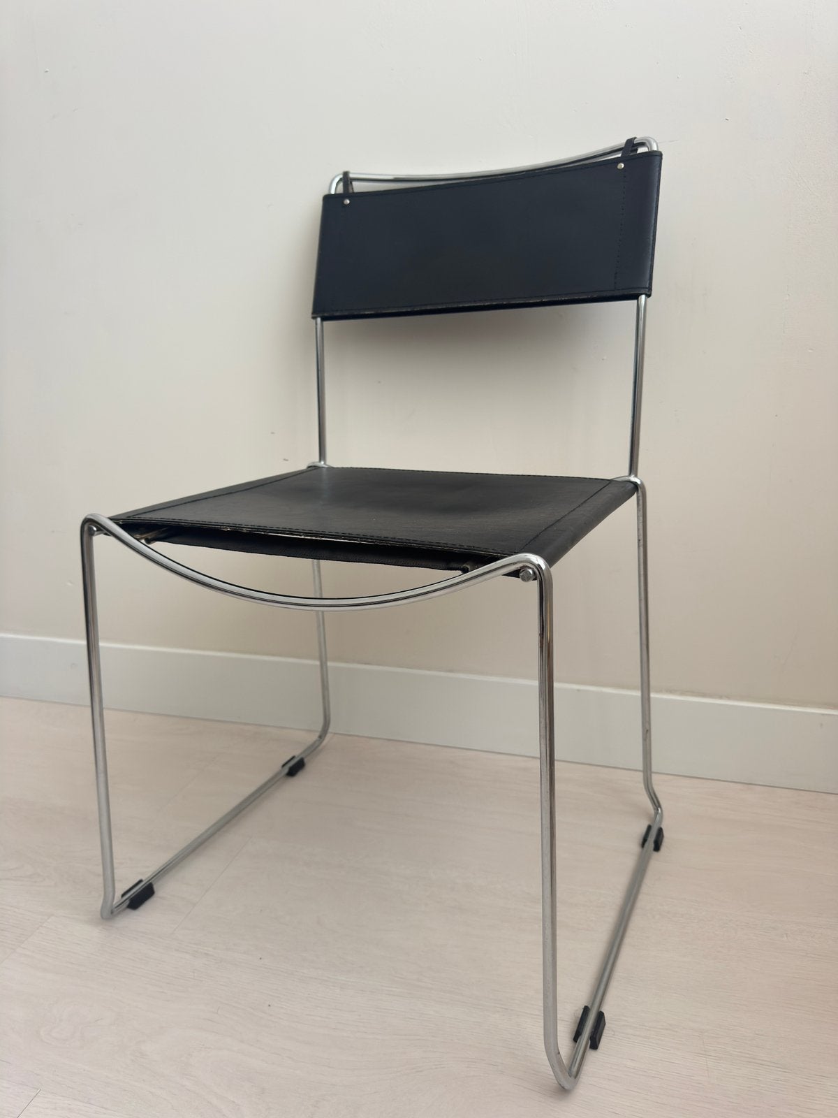 Vintage stoel Giandomenico voor Alias, Ophalen, Mid century, Zwart, Zo goed als nieuw