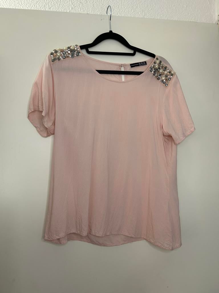 Lichtroze dames blouse | Atmosphere | Primark | maat 40, Kleding | Dames, Ophalen of Verzenden, Zo goed als nieuw, Maat 38/40 (M)