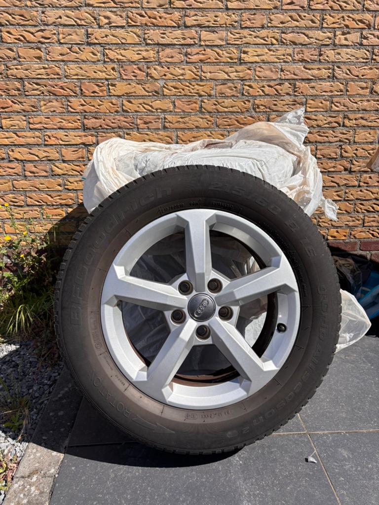 Originele Audi velgen 16 inch met BFGoodrich All Season, Ophalen