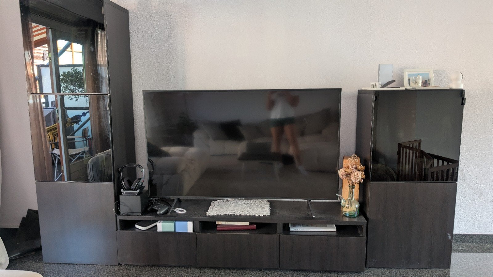 IKEA Besta kast - Zo goed als nieuw, Huis en Inrichting, Ophalen of Verzenden, Zo goed als nieuw, 200 cm of meer, Modern