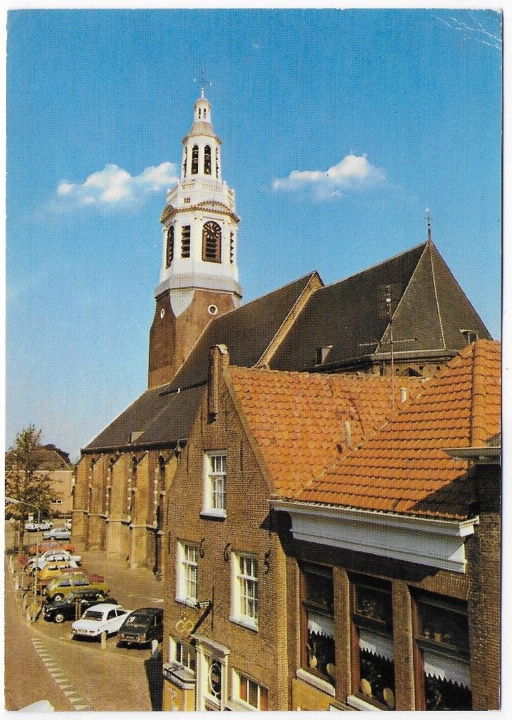Nijkerk Kerk Met Stadstoren Gelopen Ansichtkaart ( B4845 ), Ophalen of Verzenden, 1980 tot heden, Gelopen