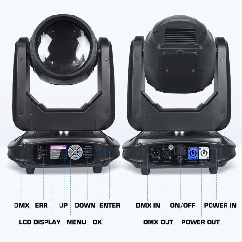DJLicht 295W Beam movinghead met 16 gobo's, Geluidgestuurd, ., Nieuw, Ophalen of Verzenden