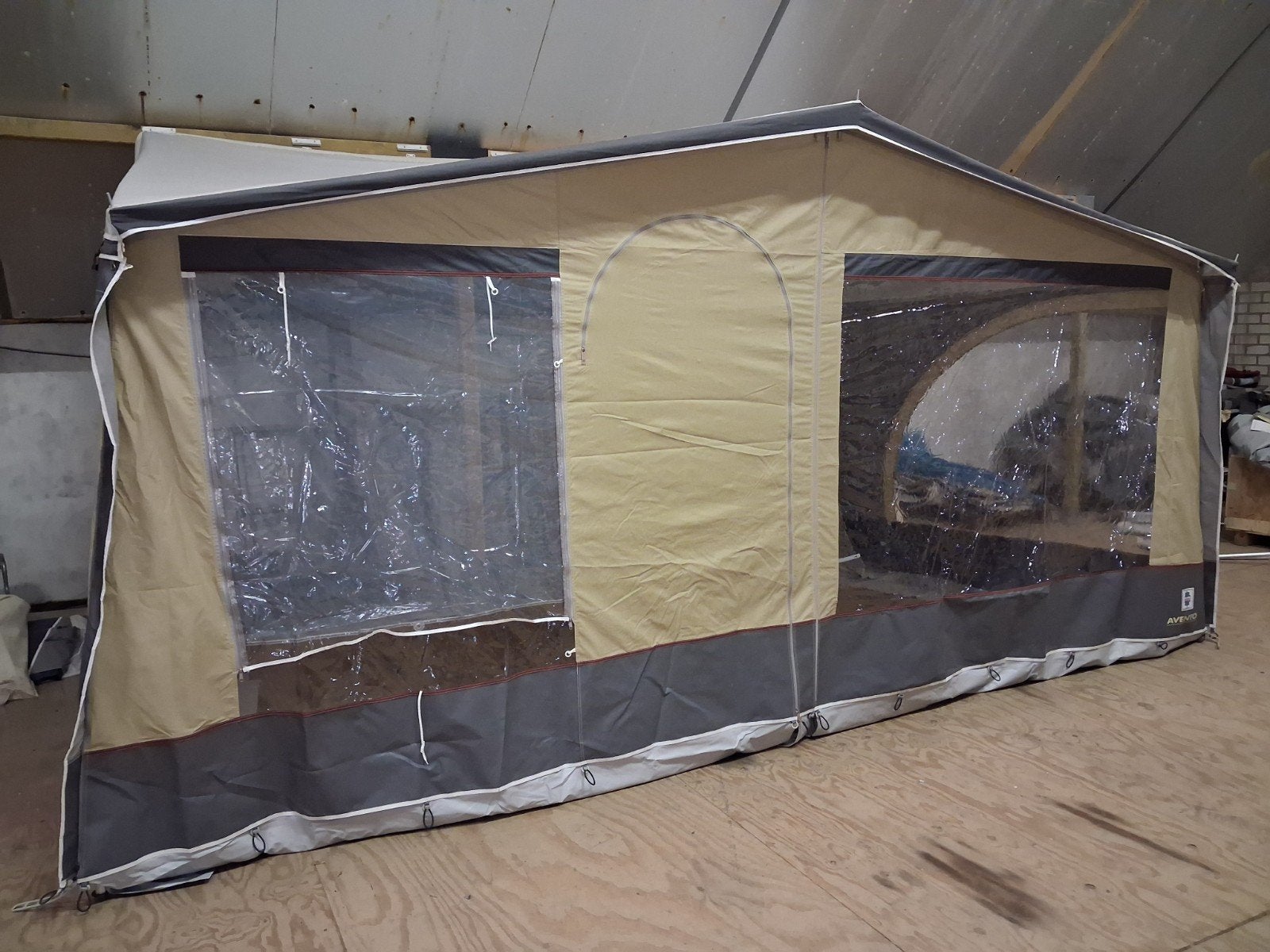Voortent walker maat 10, Ophalen
