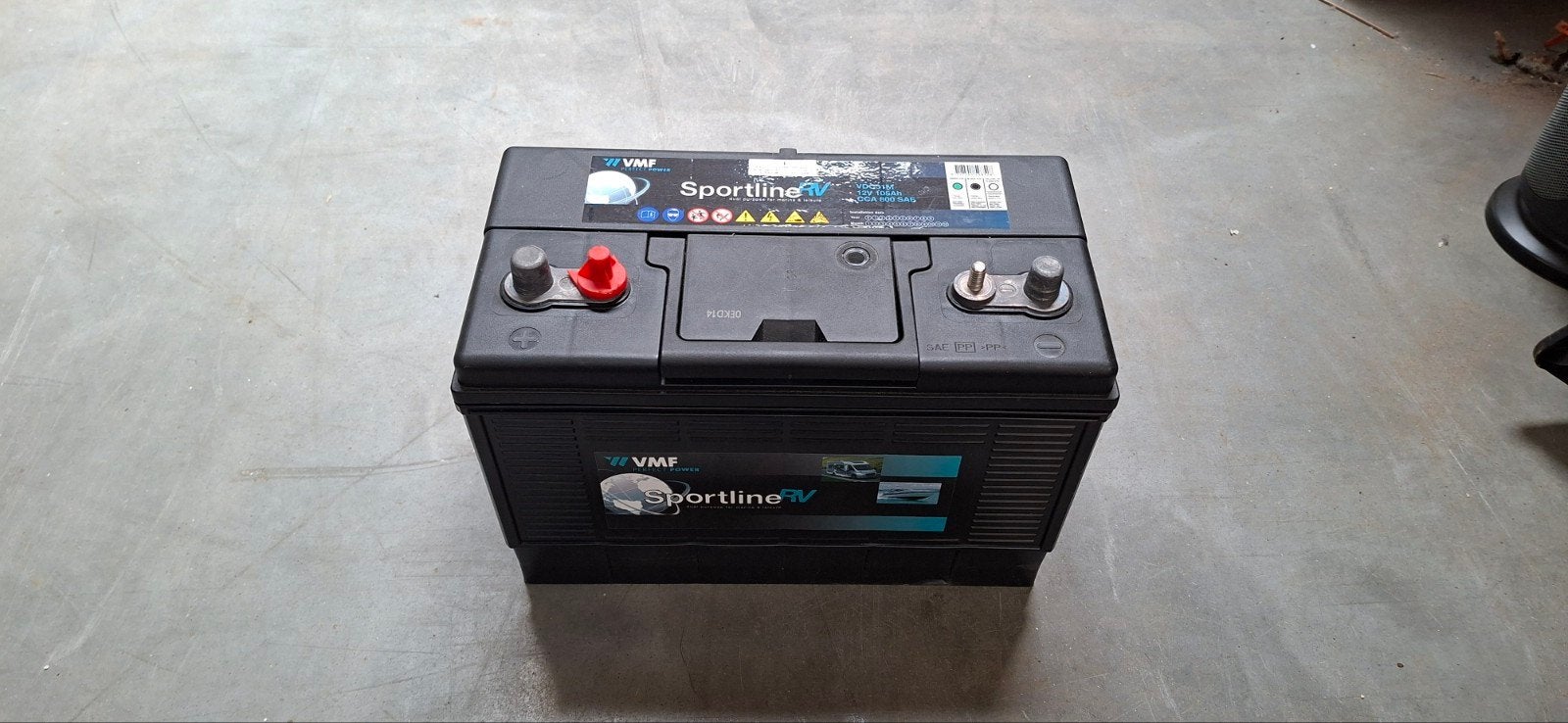 Zo goed als nieuwe VMF VDC31M Deep Cycle accu, Y, Y, Y