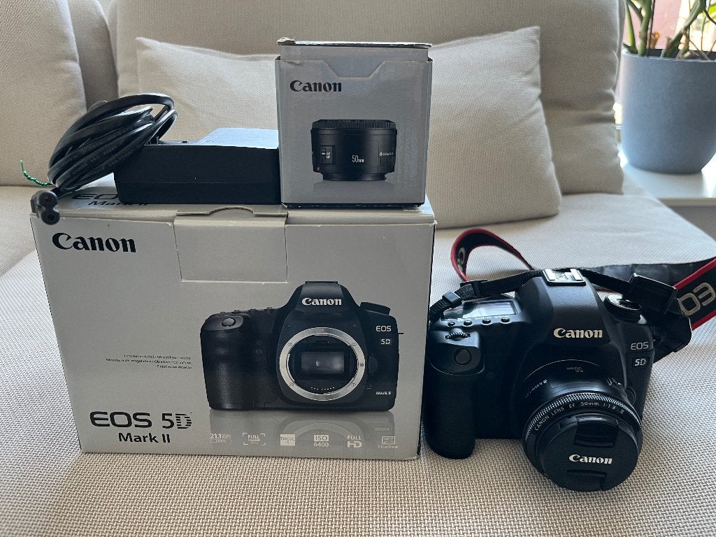 Canon EOS 5D Mark II, Ophalen, Gebruikt, Canon, Systeemcamera