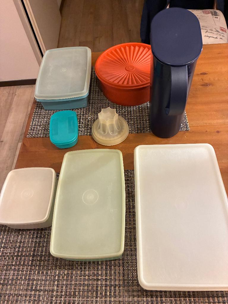 Vintage Tupperware Spullen en Toebehoren On - en Gebruikt, Ophalen of Verzenden, Gebruikt, Crème, Overige typen