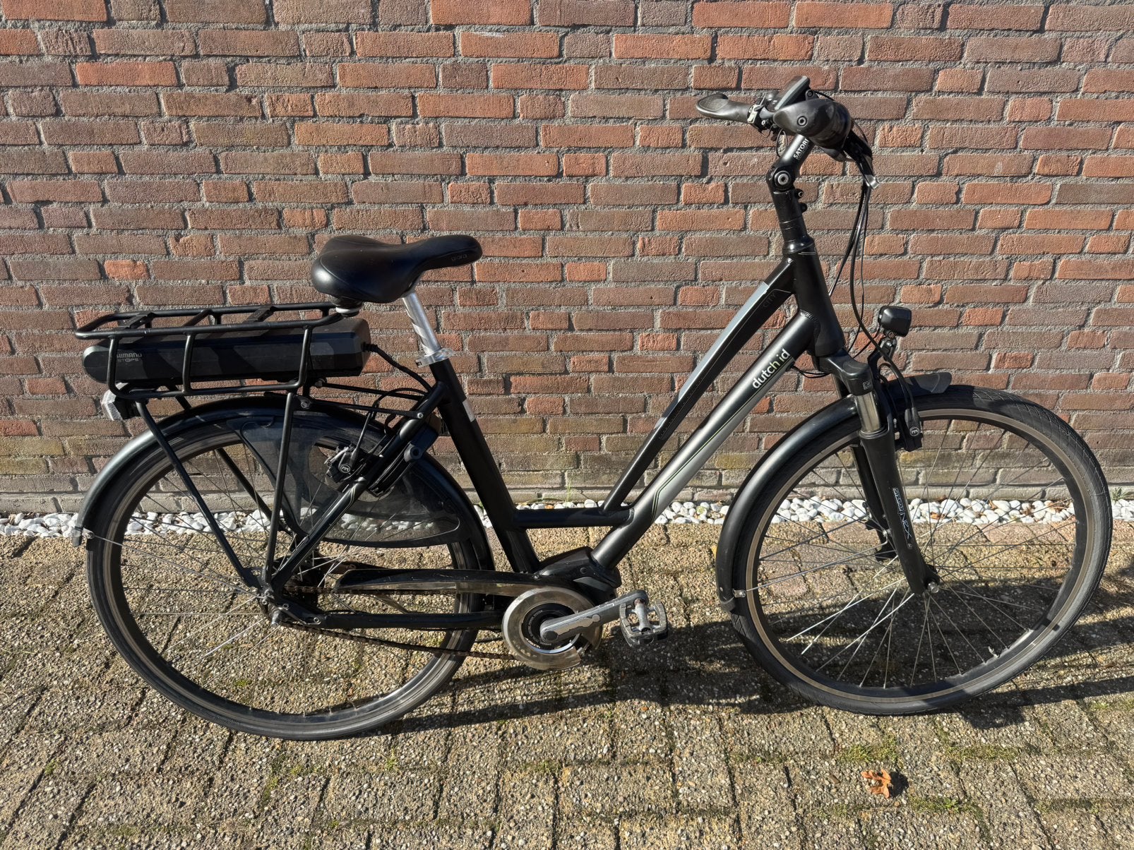 DutchID Elektrische dames fiets 28" Frame 53 cm Nexus 8, Gebruikt, 51 tot 55 cm, 30 tot 50 km per accu, Ophalen