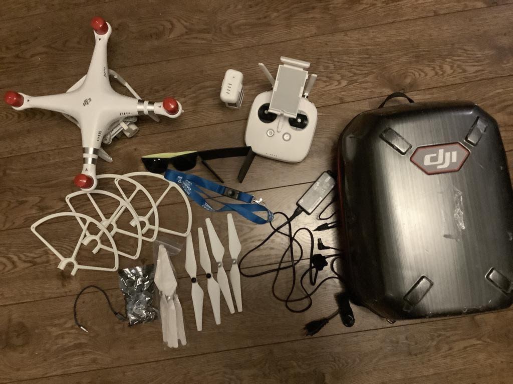 DJI PHANTOM 3 ADVANCED, Ophalen, Gebruikt, Professionele drone, Verlichting