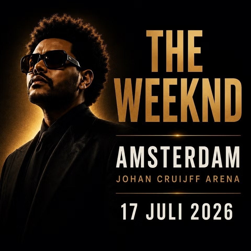 2 x staanplaats The Weeknd 17-7, Tickets en Kaartjes, Twee personen, Juli