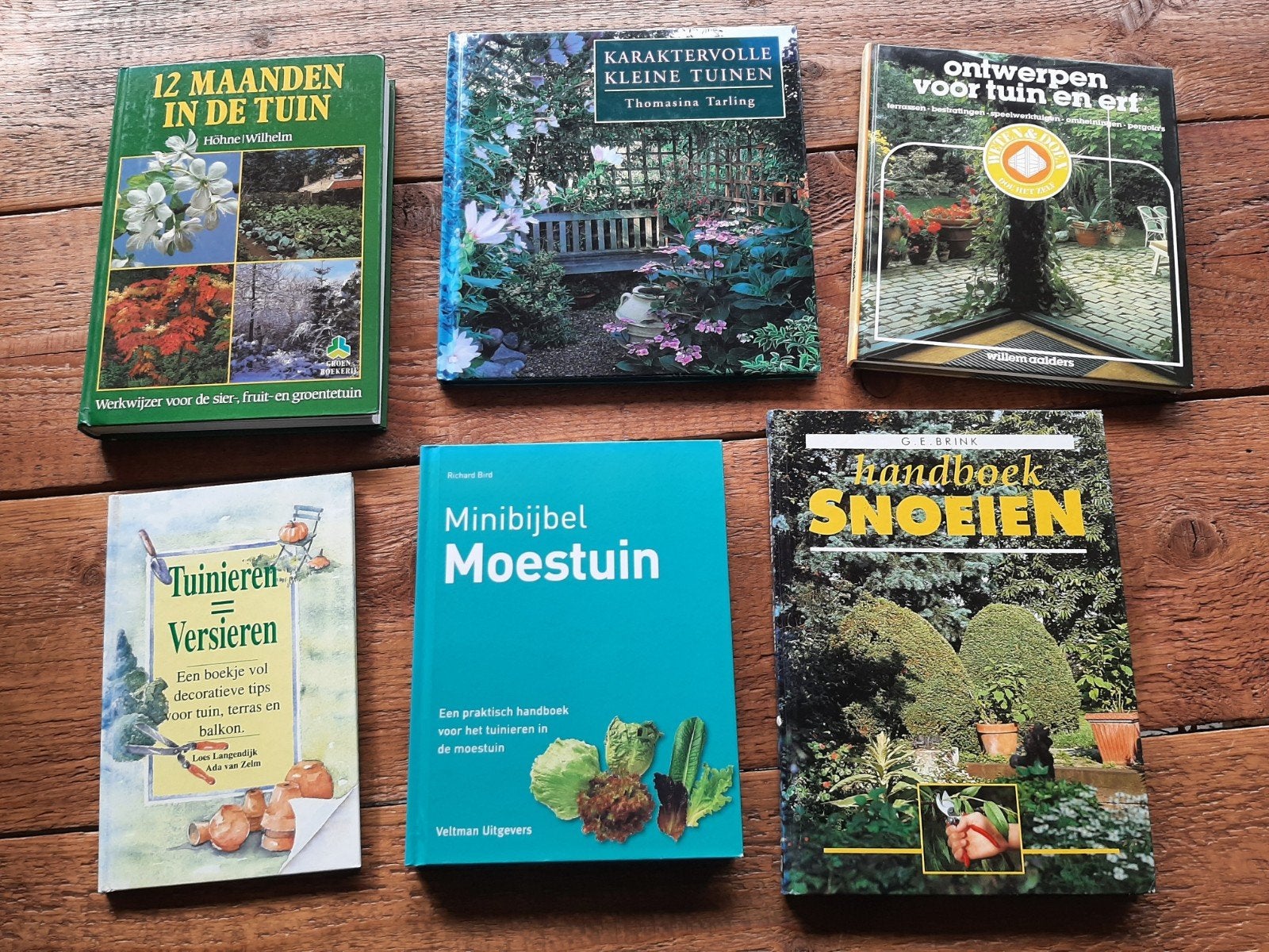 Tuinboeken: Moestuin, Snoeien, Kleine Tuinen en meer, Ophalen of Verzenden, Gelezen, Diverse auteurs, Moestuin