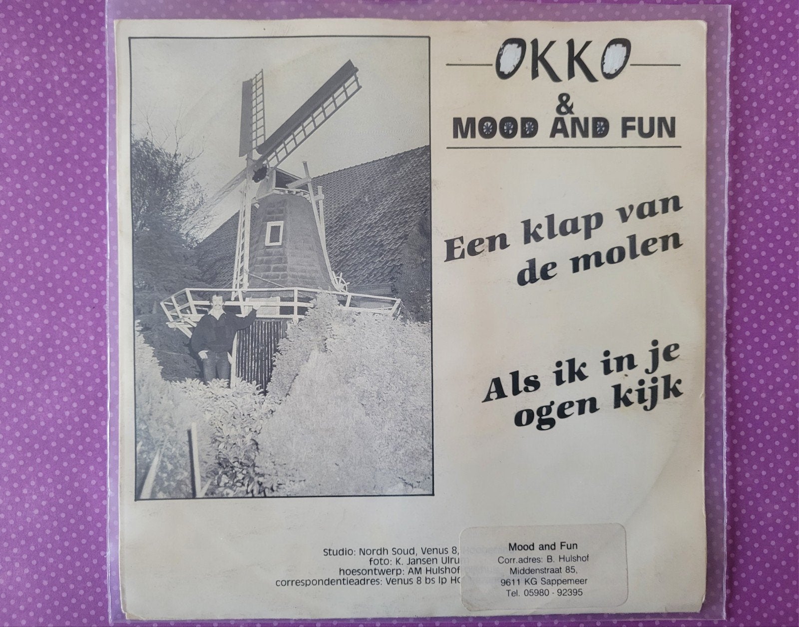 Okko & Mood and Fun - Een klap van de molen., Cd's en Dvd's, Ophalen, Gebruikt, Overige formaten, Levenslied of Smartlap
