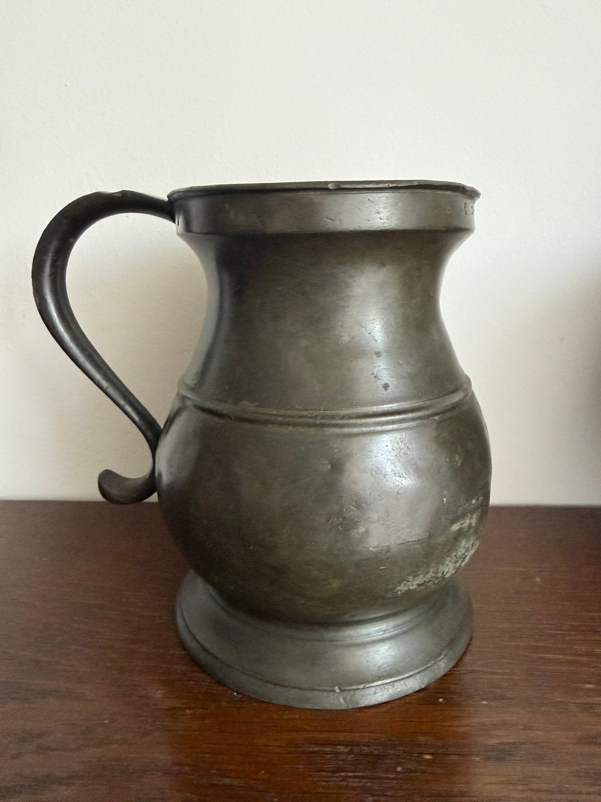 Antieke tinnen kan – 18e eeuw, Antiek en Kunst, Antiek | Tin, Ophalen of Verzenden