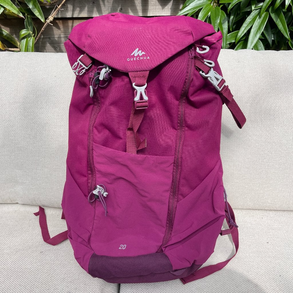 QUECHUA MH500 Backpack 20 ltr ZGAN, Ophalen of Verzenden, Zo goed als nieuw, Rugzak