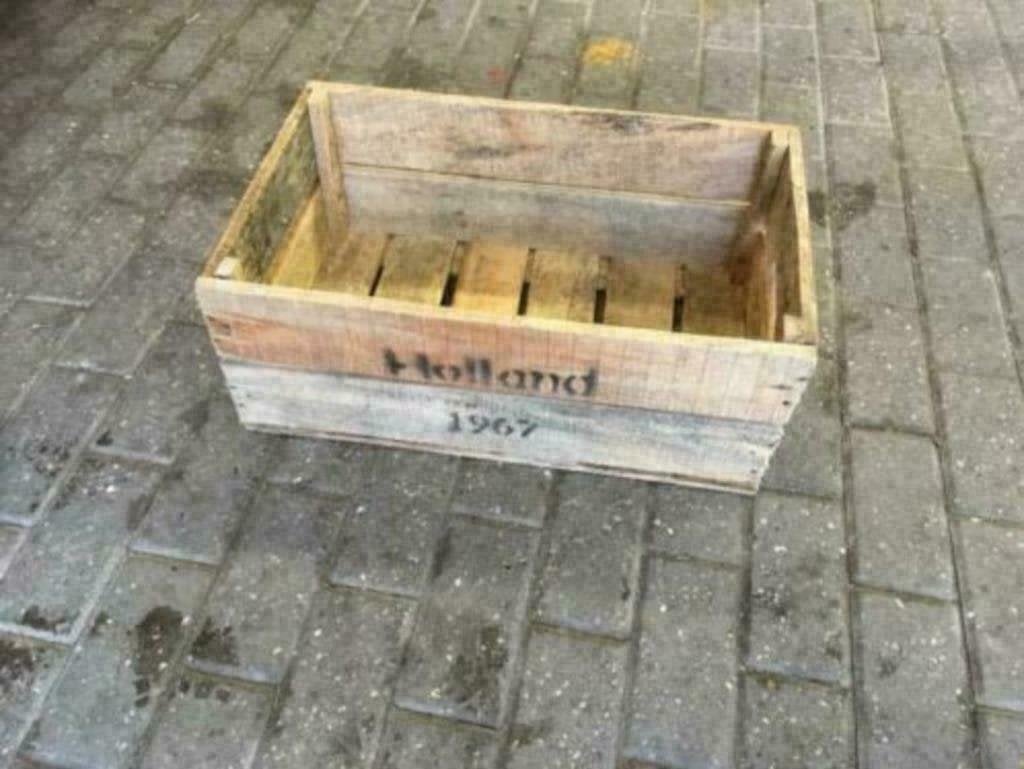 2-lats Fruitkisten , Veilingkisten met Tekst , BULLINGA, Ophalen, 200 cm of meer, Minder dan 50 cm