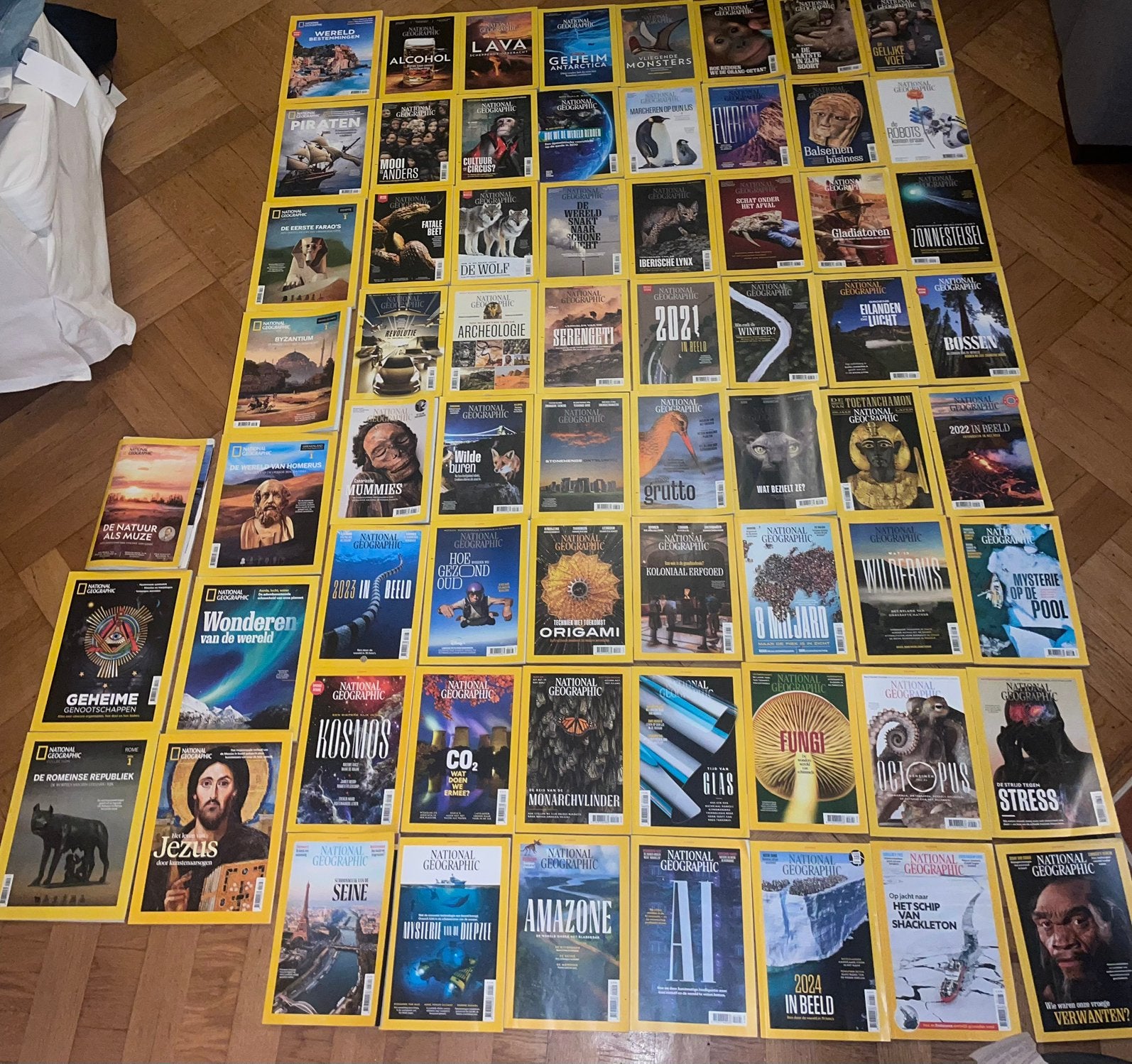 66 National Geographic tijdschriften 2017-2025, Ophalen of Verzenden, Zo goed als nieuw