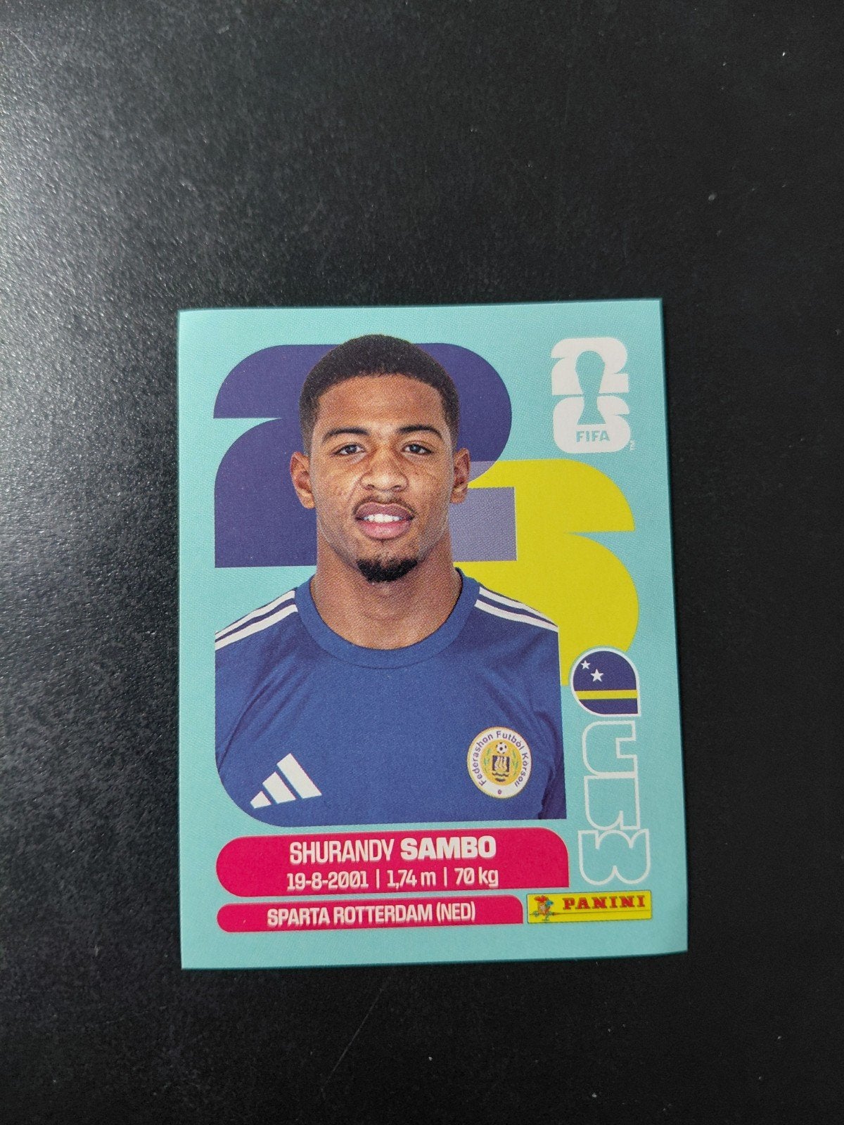 shurandy sambo (curacao/sparta rotterdam) panini wk 2026, Verzenden, Nieuw, Buitenlandse clubs, Poster, Plaatje of Sticker