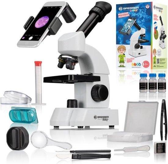 Bresser Junior Microscoop - 40x-640 Vergroting, Nieuw, Ophalen of Verzenden, Www.loods56.nl, X