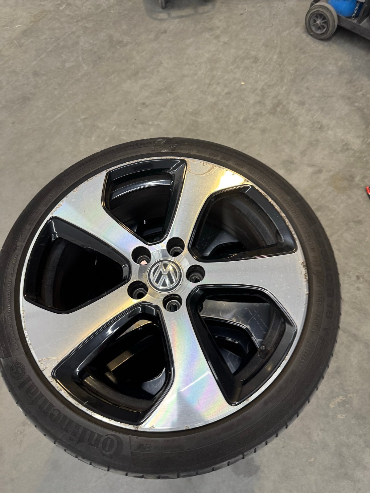 Originele Golf GTI Austin 18 inch velgen, Auto-onderdelen, Banden en Velgen, Ophalen, 18 inch, Gebruikt, Velg(en)