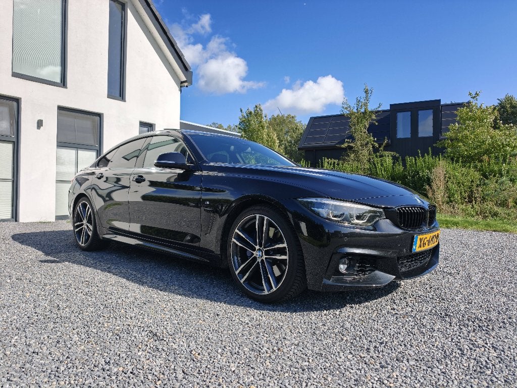 BMW 4-Serie Gran Coupé 418i 136pk Aut 2019 Zwart, Automaat, Zwart, Zwart, Particulier