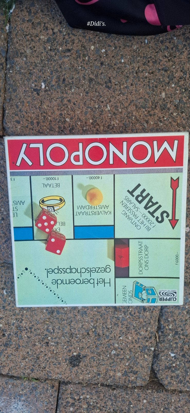 Monopoly Gulden variant - Compleet met boekje en onderdelen, Drie of vier spelers, Ophalen of Verzenden, Gebruikt, Clipper