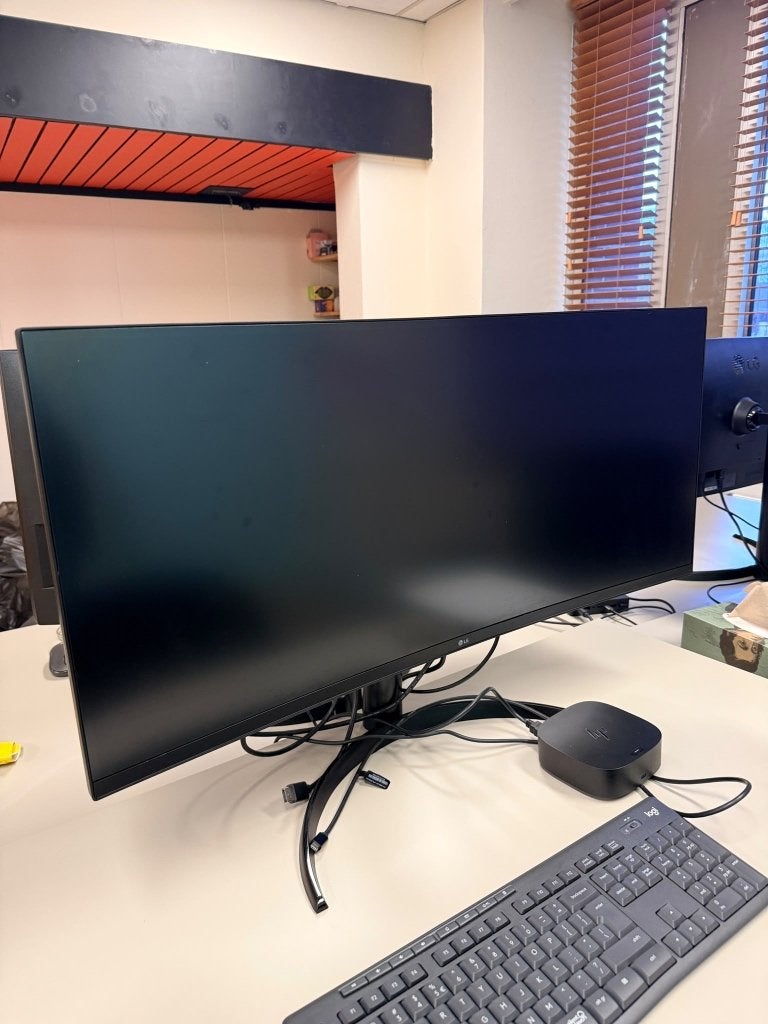 LG 34WQ75C-B curved monitor, Ophalen, Gebruikt, HDMI, Lg