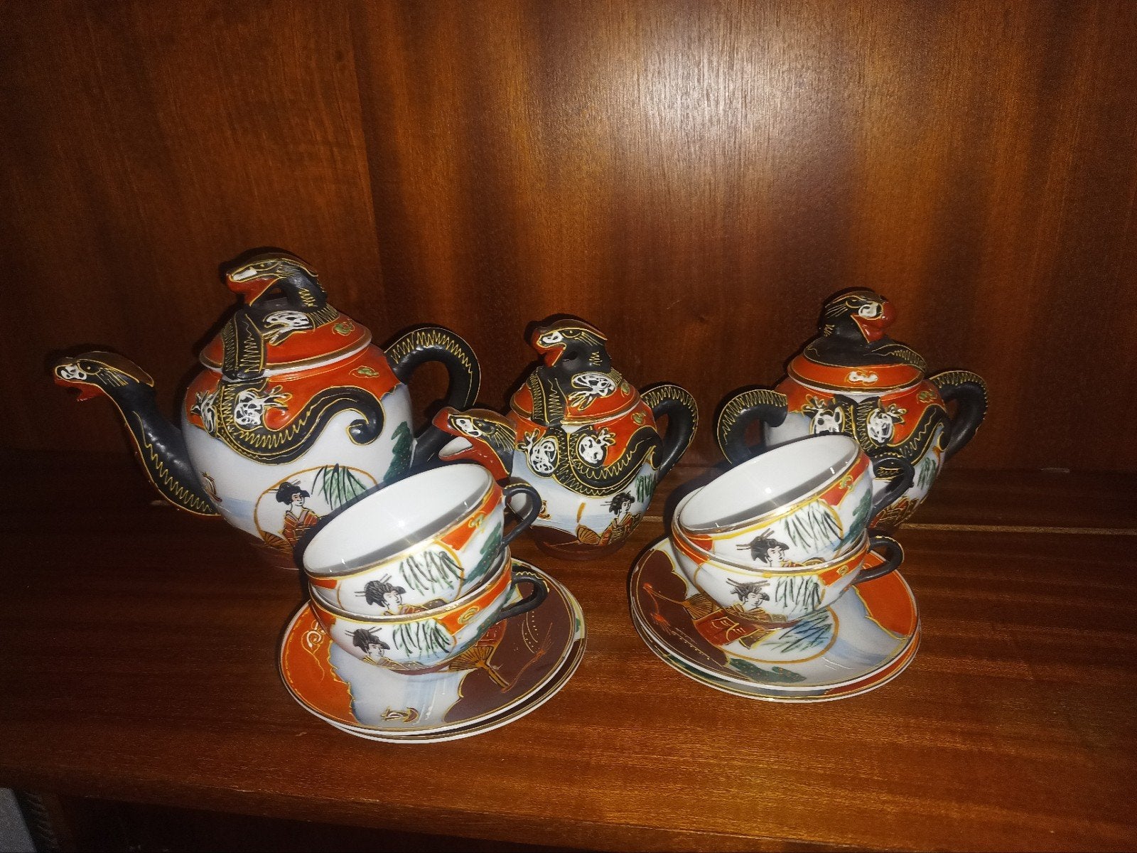 Te koop Chinees serviesje, Ophalen of Verzenden