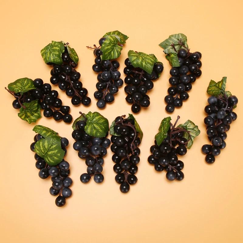 10x Kunst Druiventros Nep Sier Fruit Voedsel Druiven Druif, Huis en Inrichting, Woonaccessoires | Overige, Verzenden, Nieuw