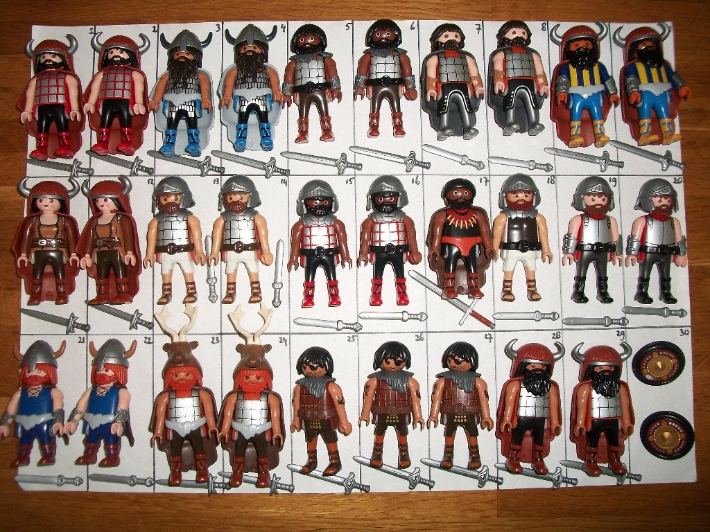 Strijder / Viking / Romein / Gallier / Hoofdman / Berenvel, Ophalen of Verzenden, Nieuw, Complete set, Figuren