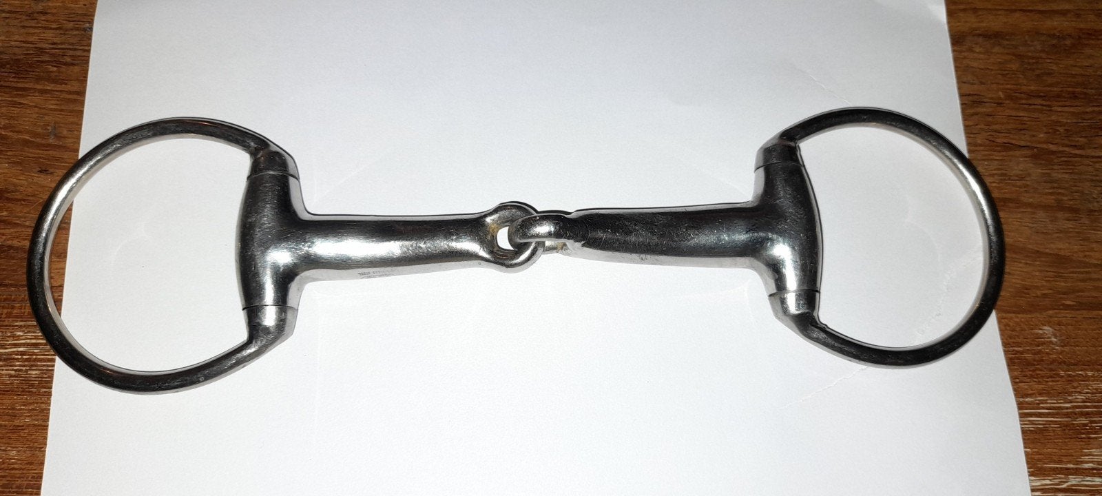 HS enkelgebroken bustrens 13,5 cm bit paardenbit, Ophalen of Verzenden