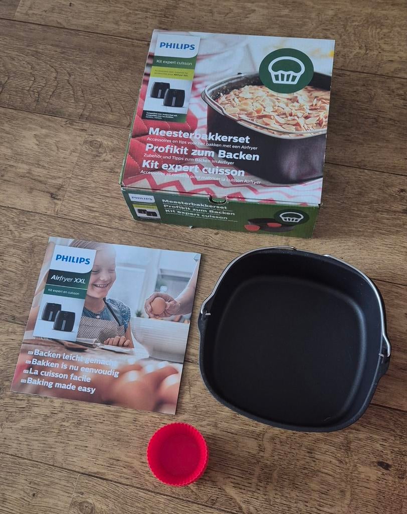 Philips Airfryer XXL Meesterbakkerset - Bakaccessoires, Ophalen of Verzenden, Zo goed als nieuw