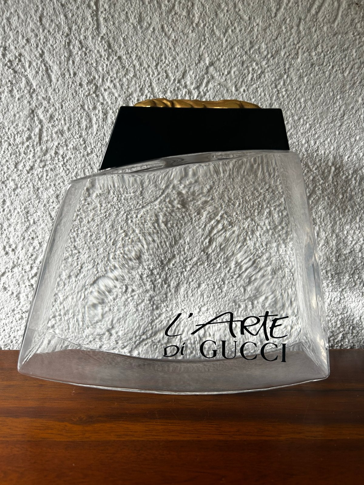 Grote lege parfumfles L'Arte di Gucci - 23cm hoog, Antiek en Kunst, Ophalen