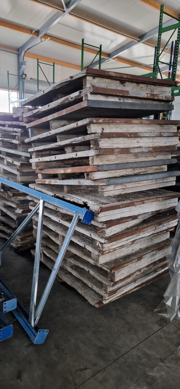 pallet platen/schotten, Ophalen