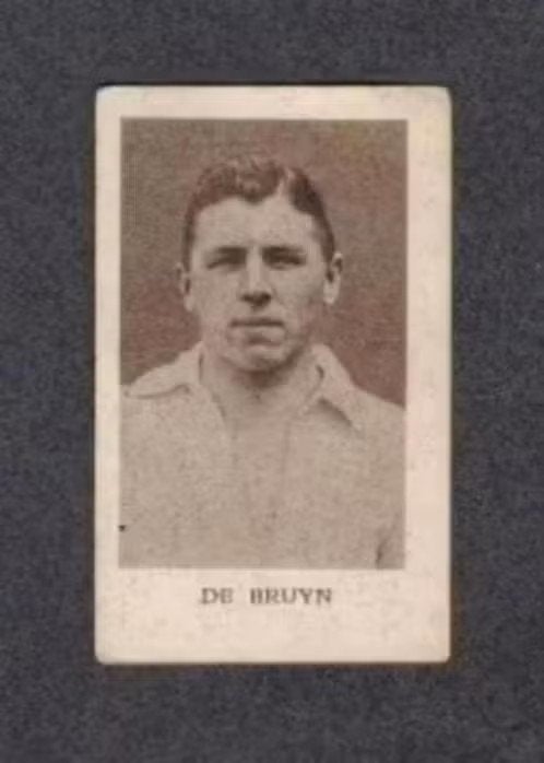 Voetbalplaatje De Bruyn Schiedam Hermes DVS 1931 (126)., Ophalen of Verzenden, Zo goed als nieuw