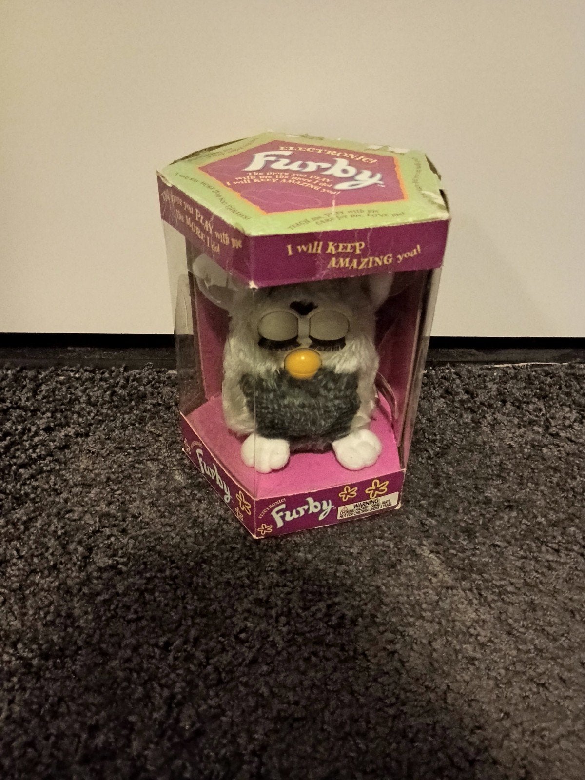 Vintage Furby Raccoon in doos, Ophalen of Verzenden
