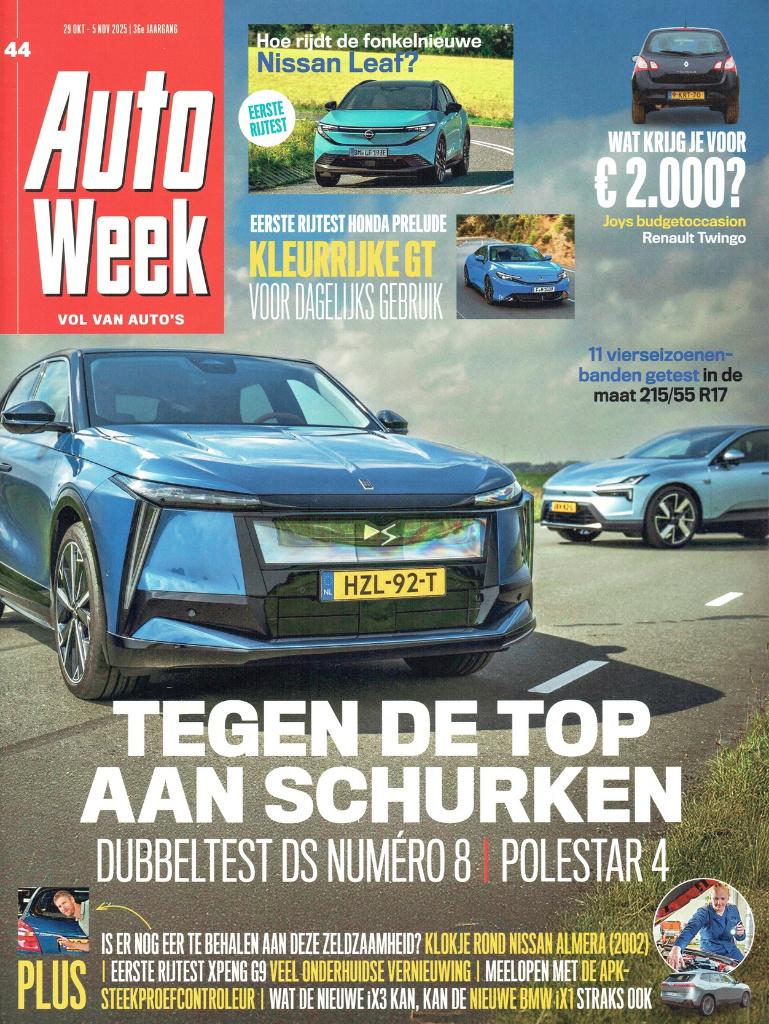 Autoweek 2025 nr. 44 (o.a. DS Numéro 8 & Polestar 4), Verzenden, Gelezen, Algemeen