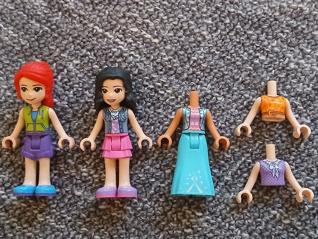 Twee Lego friends poppetjes, Ophalen, Gebruikt, Minifiguur, Lego