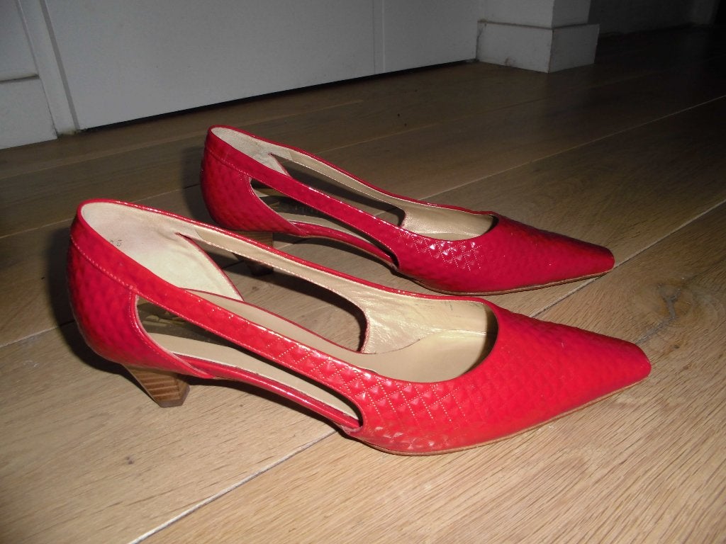 Peter Kaiser pumps rood maat 5 / 38, Kleding | Dames, Peter Kaiser, Pumps, Ophalen of Verzenden, Zo goed als nieuw