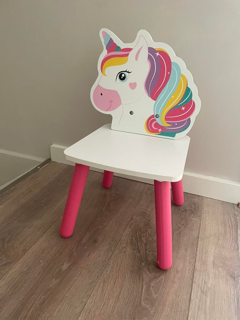 Unicorn kinder stoeltje, Ophalen of Verzenden, Zo goed als nieuw