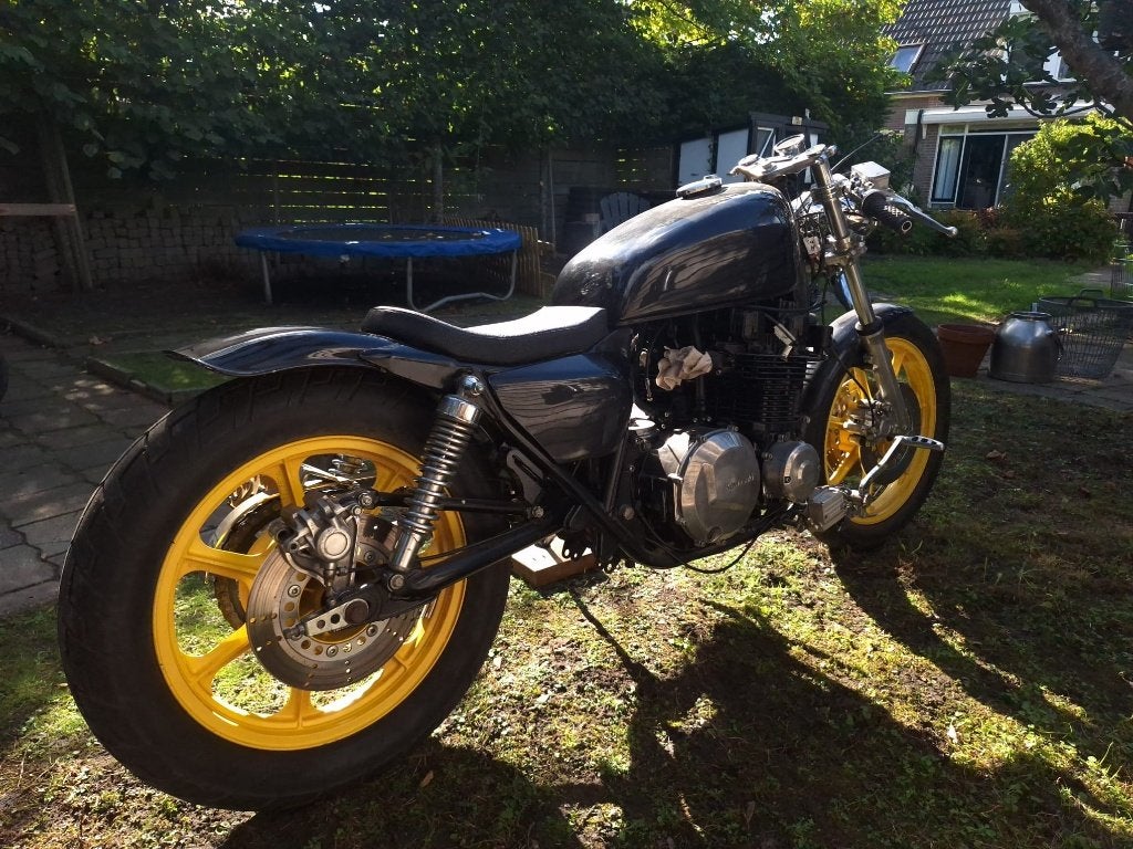 Kawasaki custom - caferacer, Motoren, 4 cilinders, Motorrijbewijs A, Gebruikt, Particulier
