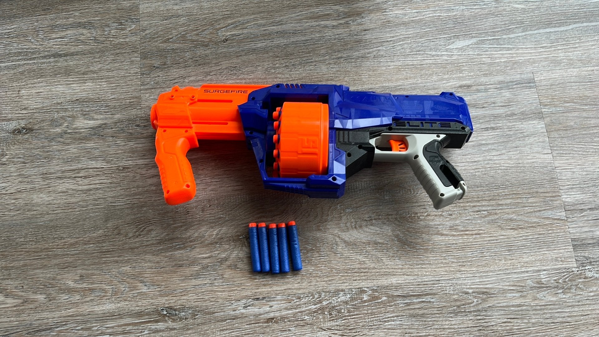 Nerf Surgefire 2016, Ophalen of Verzenden, Gebruikt