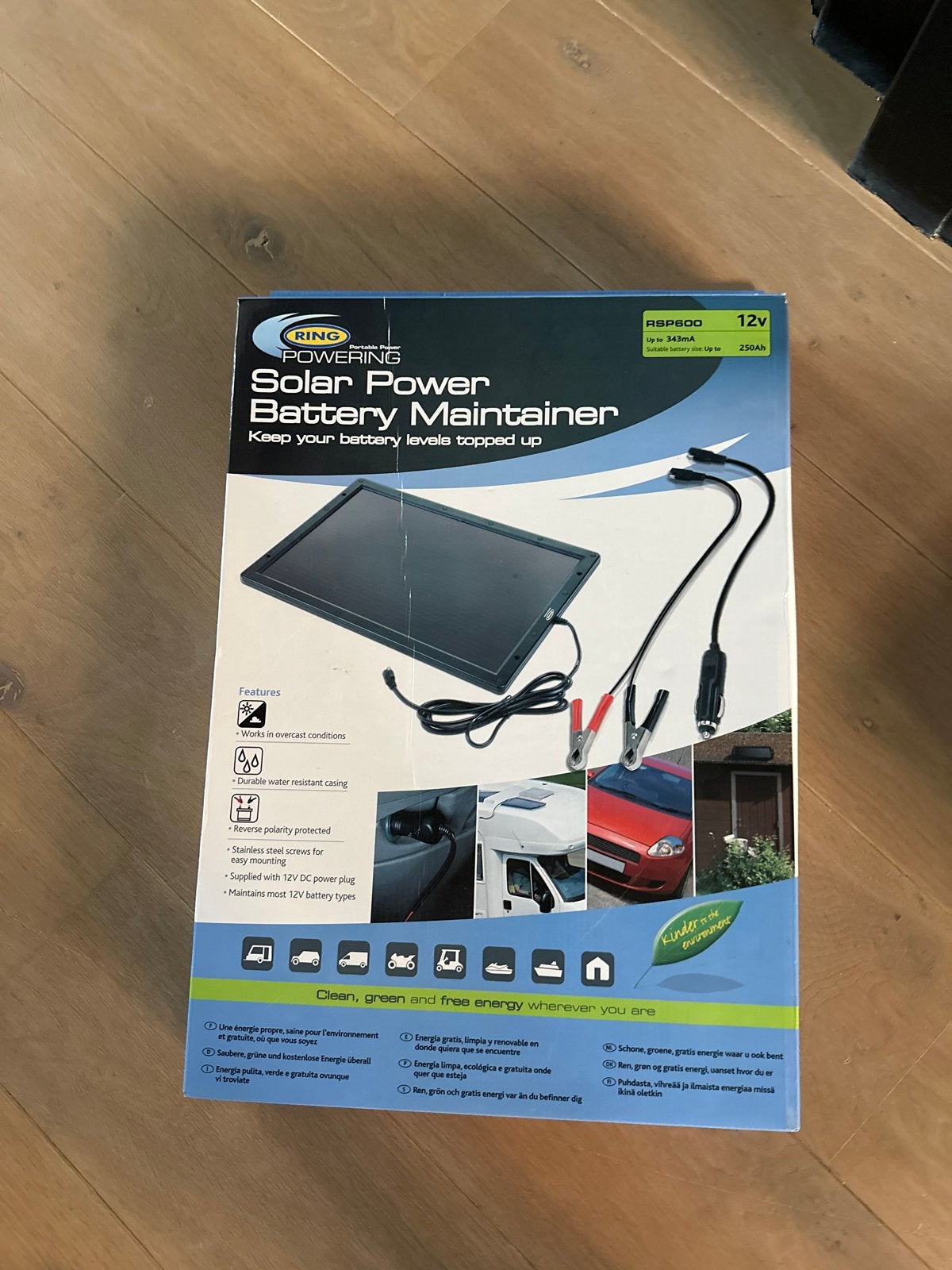 Ring Solar Power Battery Maintainer 12V 250Ah, Ophalen, Nieuw, Universele onderdelen
